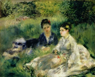 Two Women in the Park, 1875